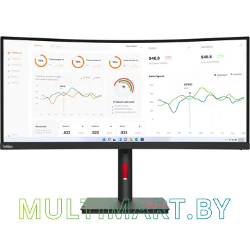 Монитор Lenovo ThinkVision T34w-30 (63D4GAS1CB)
